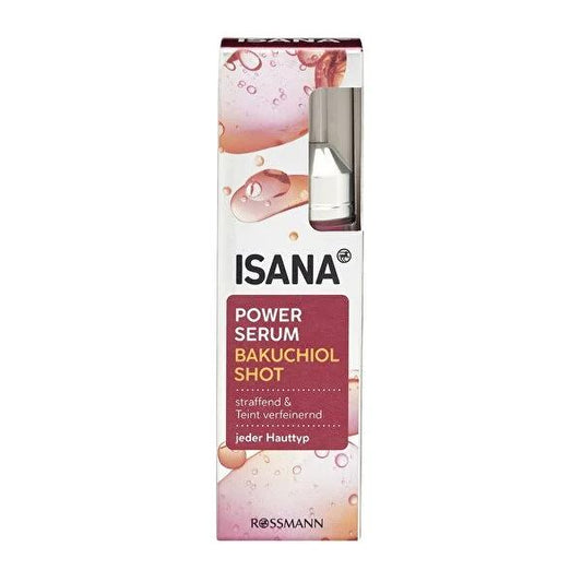 Isana Bakuchiol Serum - Anti-Aging Skincare, Retinol Alternative for Fine Lines & Wrinkles, Dermatologically Tested