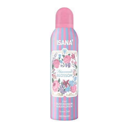 Isana Diamond Blossom Shower Foam & Body Lotion 200 ml