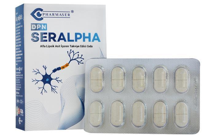 Seralpha Alpha Lipoic Acid 30 Tablets - Powerful Antioxidant