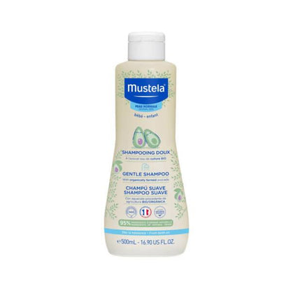 Mustela Gentle Baby Shampoo, Organic & Natural Hair Care for Newborns & Infants - 16.91 fl oz