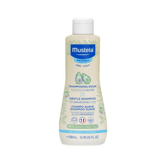 Mustela Gentle Baby Shampoo, Organic & Natural Hair Care for Newborns & Infants - 16.91 fl oz