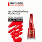Flormar Scarlet Jelly Nail Polish: High Shine, Gel Effect, Long Lasting, Intense Pigment - Red Jelly Polish