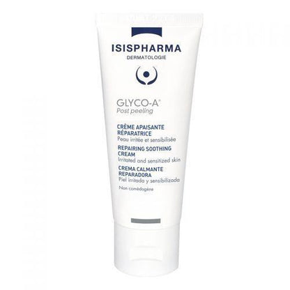 Isis Pharma Glyco-A Moisturizing Cream 40ml - Post Peeling Repairing Soothing Moisturizing Cream for Sensitive Skin