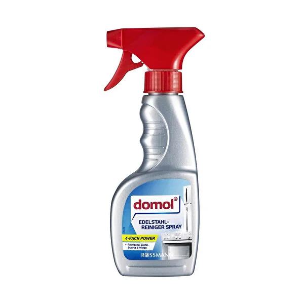 Domol Steel and Silver Surface Cleaner Spray - Effective Kitchen and Bathroom Cleaner for Stainless Steel Surfaces