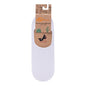 Eklips Single Bamboo No-Show Socks in White