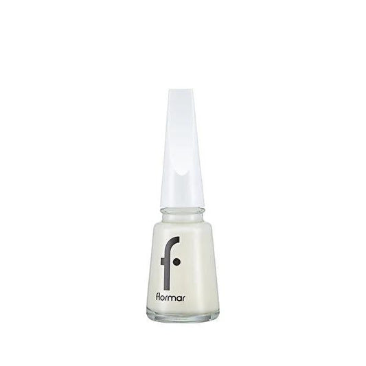Flormar Nail Enamel White Dance New 319 - Smooth Nail Polish with 151 Color Options