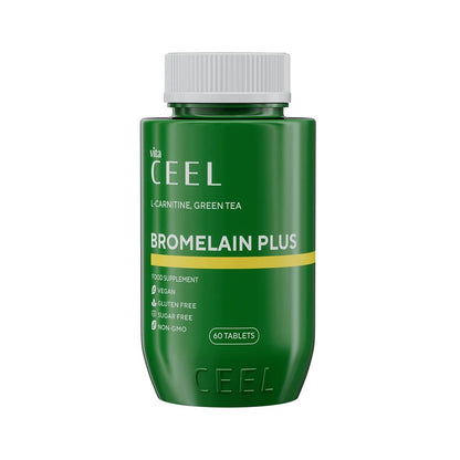 Vita Ceel Bromelain Plus with Green Tea & L-Carnitine 60 Tablets