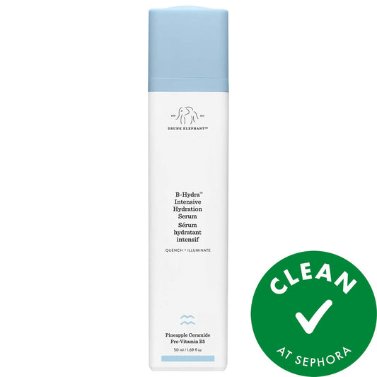 Drunk Elephant B-Hydra: Intensive Hydrating Facial Serum -  Hyaluronic Acid for Dry Skin, Fine Lines & Radiant Complexion | Vegan & Cruelty-Free