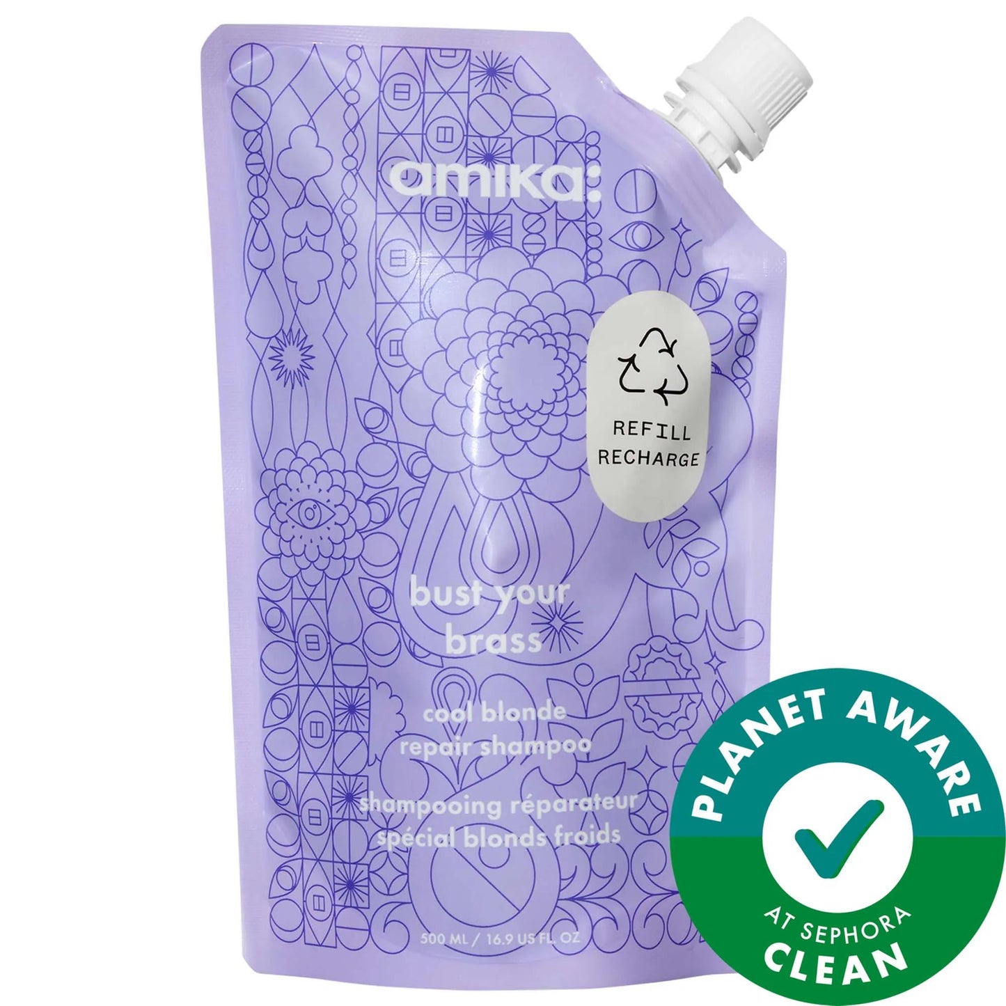 Bust Your Brass Cool Blonde Strength Repair Shampoo by Bust Your Brass - Toning Shampoo for Blonde Hair, Vegan, Gluten-Free, Cruelty-Free