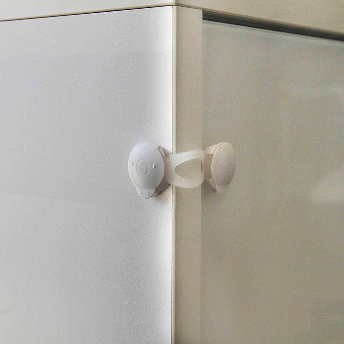 Miny Baby Multi-Purpose Cabinet Lock, 2-Pack, Short - Childproof Cabinet Lock for Baby Safety