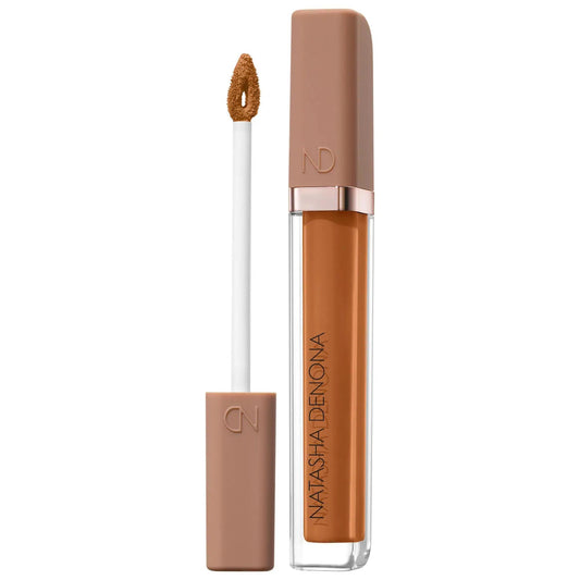 Hy-Glam Brightening & Hydrating Serum Concealer: Medium to Full Coverage, Crease-Proof, Reduces Dark Circles & Puffiness - Natural Finish