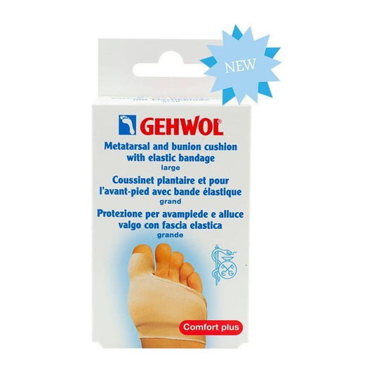 Gehwol Metatarsal and Bunion Cushion with Elastic Bandage Lg