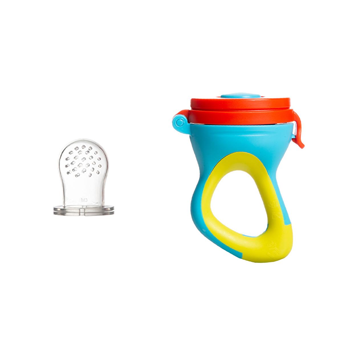 Babyjem Silicone Baby Fruit and Vegetable Teether - Safe Self-Feeding & Teething Relief for Infants 4+ Months