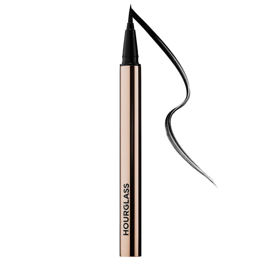Hourglass Voyeur Waterproof Liquid Liner - Ultra-Black, Cruelty-Free, Precision Tip Eyeliner for Long-Lasting Wear