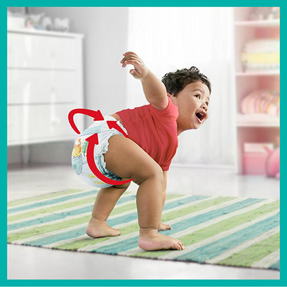 Prima Premium Care Baby Diapers Size 5, 34 Count - Comfortable, Dermatologist-Approved Disposable Diapers for Junior Babies