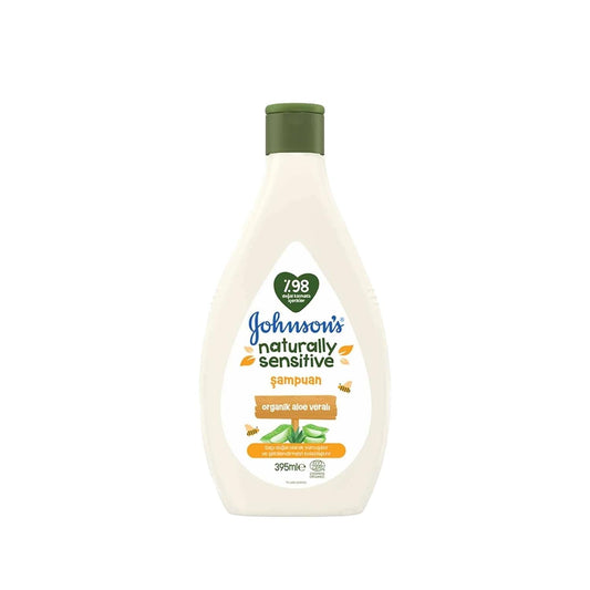 Johnson's Baby Naturally Sensitive Baby Shampoo, 13.36 fl oz - Gentle, Hypoallergenic, and Natural for Sensitive Skin
