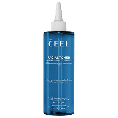 Ceel Pore Tightening Toner - Salicylic & Glycolic Acid, Niacinamide - Unclogs Pores, Reduces Oil, Improves Skin Tone (6.76 fl oz)