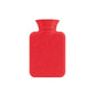 Fashy Hot Water Bottle, Portable Heating Pad for Menstrual Relief & Muscle Relaxation - Compact Warmth Solution, Red, 10.14 fl oz