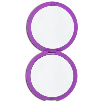 Eklips Purple Folding Pocket Mirror & Comb Set