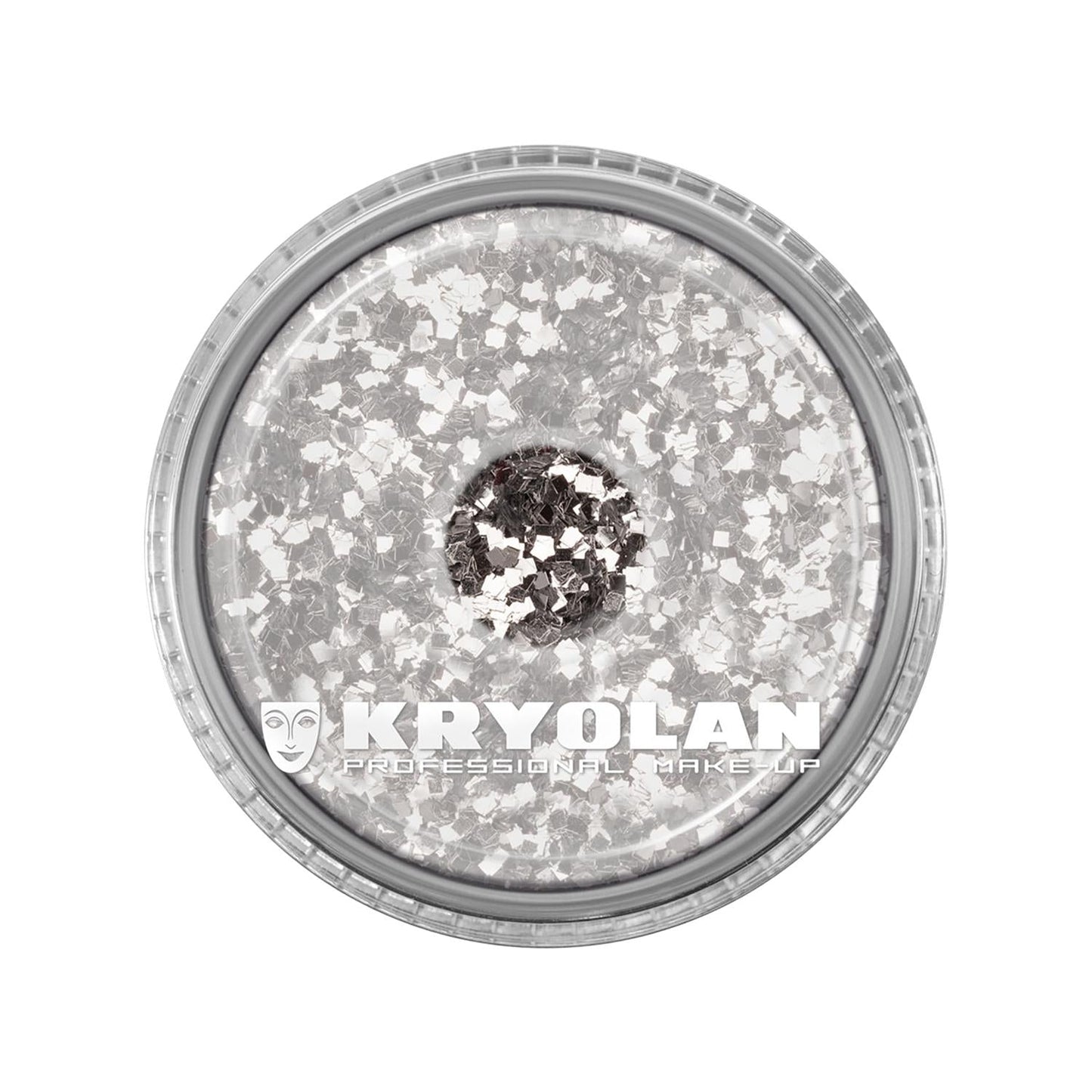 Kryolan Polyester Glimmer Coarse Silver Glitter 4 g