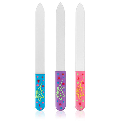 Eklips Glass Nail File AC84229S - Double-Sided Nail Care Tool for Gentle Shaping and Hygiene