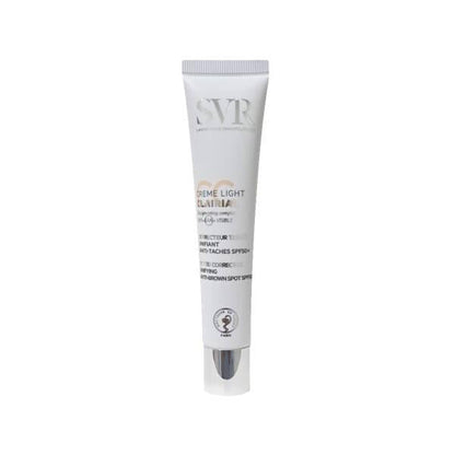 SVR Clairial CC Cream SPF50+ - Non-Comedogenic, Alcohol-Free, Paraben-Free Sun Protection for Sensitive Skin
