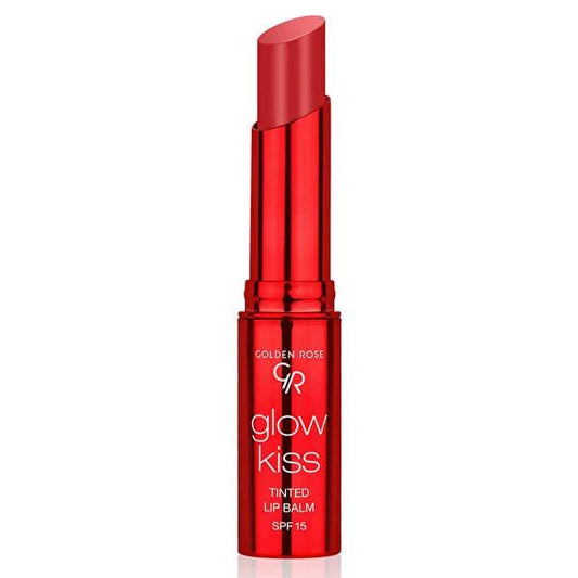 Golden Rose Glow Kiss Cherry Tinted Lip Balm: Hydrating, Vegan, & SPF 15 for Natural Lip Color & Sun Protection