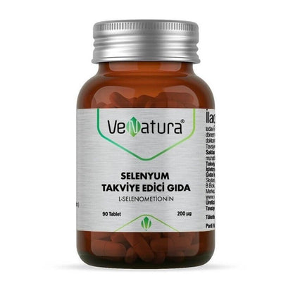 Venatura Selenium : 90 Tablets, 90 mcg - Vegan & Vegetarian Friendly for Daily