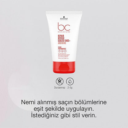 Bonacure Clean Rescue Hair Serum: Split End Repair, Breakage Treatment, Vegan Heat Protection, and Ultimate Shine - 3.38 fl oz