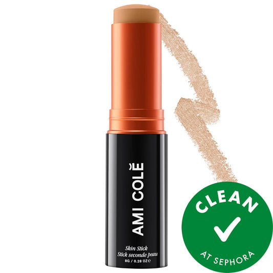 Glossier Skin-Enhancing Lightweight & Blurring Foundation Stick - Natural Finish, Buildable Coverage, Nourishing Makeup