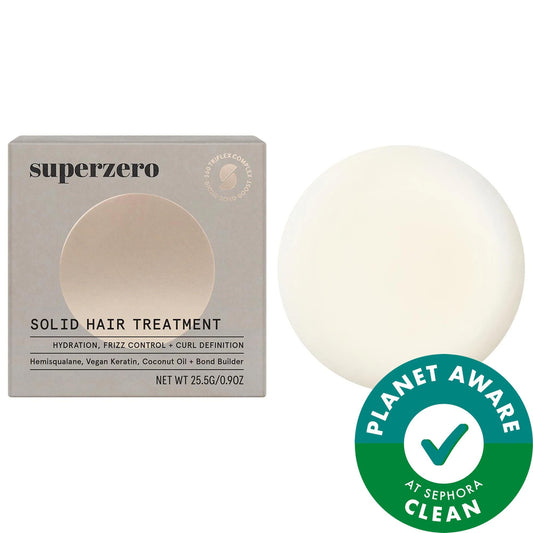 Instant Shine & Anti Frizz Hair Serum Treatment Bar - Vegan, Gluten-Free, Cruelty-Free | Enhances Smoothness & Shine