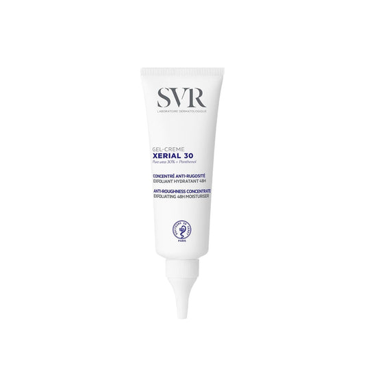 SVR Xerial 30: Peeling Moisturizer for Smooth Skin & 48-Hour Hydration | Anti-Roughness Cream for Combination & Dry Skin