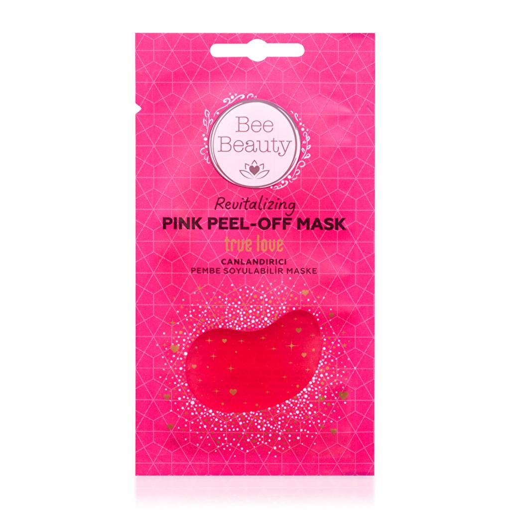 Bee Beauty Pink Peel-Off Mask for Glowing Skin 10 ml