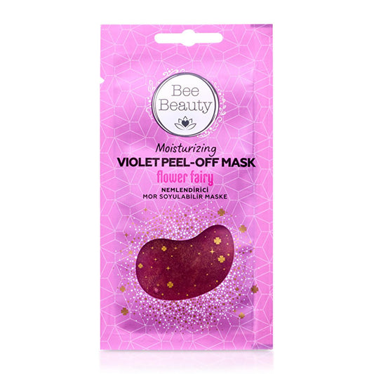Bee Beauty Purple Peel-Off Mask 10 ml - Hydrating Peelable Face Mask with Lavender Extract & Panthenol