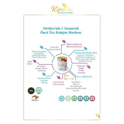 Kiper Collagen Peptides - Pure & Natural | 500g