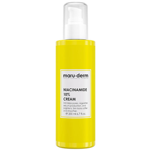 Maruderm Niacinamide 10% Face Cream: Pore Minimizing, Sebum Control, Brightening, Hyaluronic Acid - Paraben & Fragrance Free
