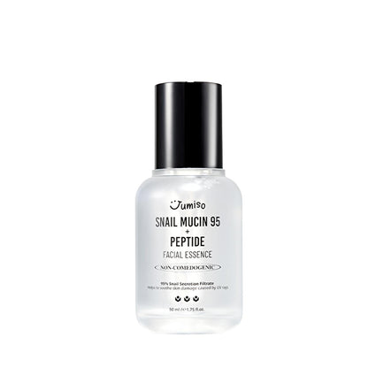 Jumiso Snail Mucin & Peptide Facial Serum: Boost Elasticity, Repair Skin Barrier, Korean Anti-Aging Formula - 50ml