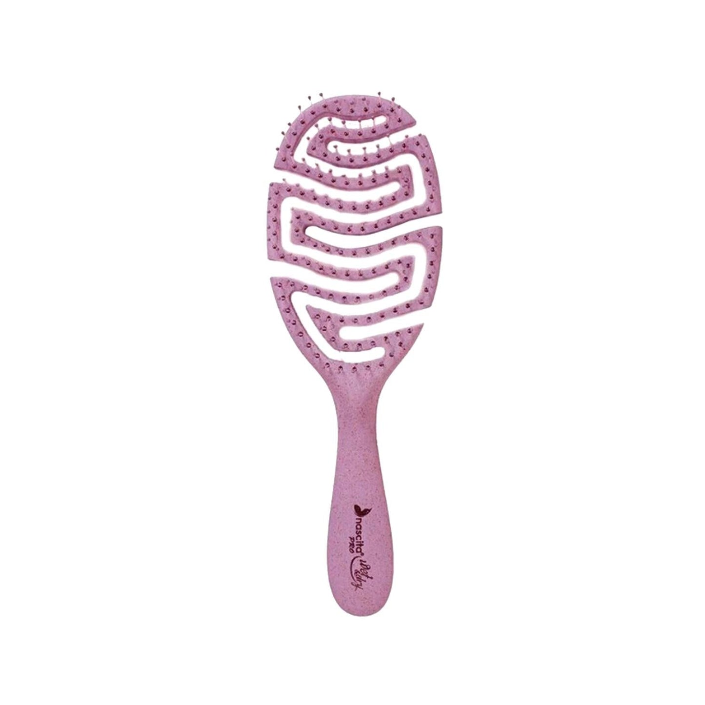 Nascita 3D Recyclable Hair Brush - Pink Detangling Brush for Effective Hair Care