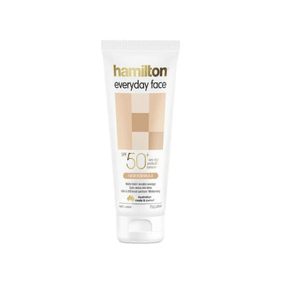 Hamilton Everyday Face SPF50+ Sunscreen Cream 75g