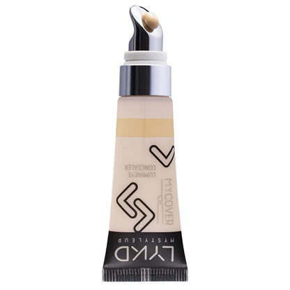 LYKD Metal-Tipped Concealer for Flawless Coverage - High Coverage, Long-Lasting Makeup with Innovative Applicator