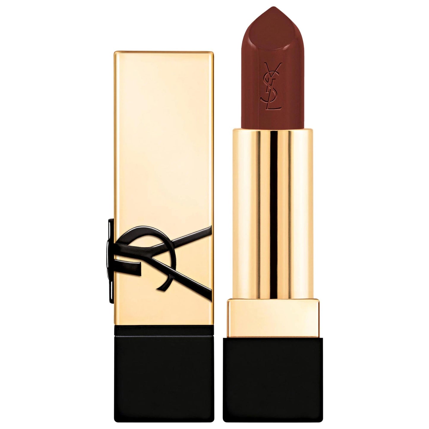 Rouge Pur Couture Vegan Satin Lipstick with Ceramides - Long-Lasting Moisturizing Lip Color