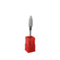 Trina Ceramic Nail Drill Bit for Artificial Nail Shaping - Red, 6x14.7mm, Durable & Gentle