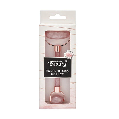 For Your Beauty Rose Quartz Facial Roller for Glowing Skin