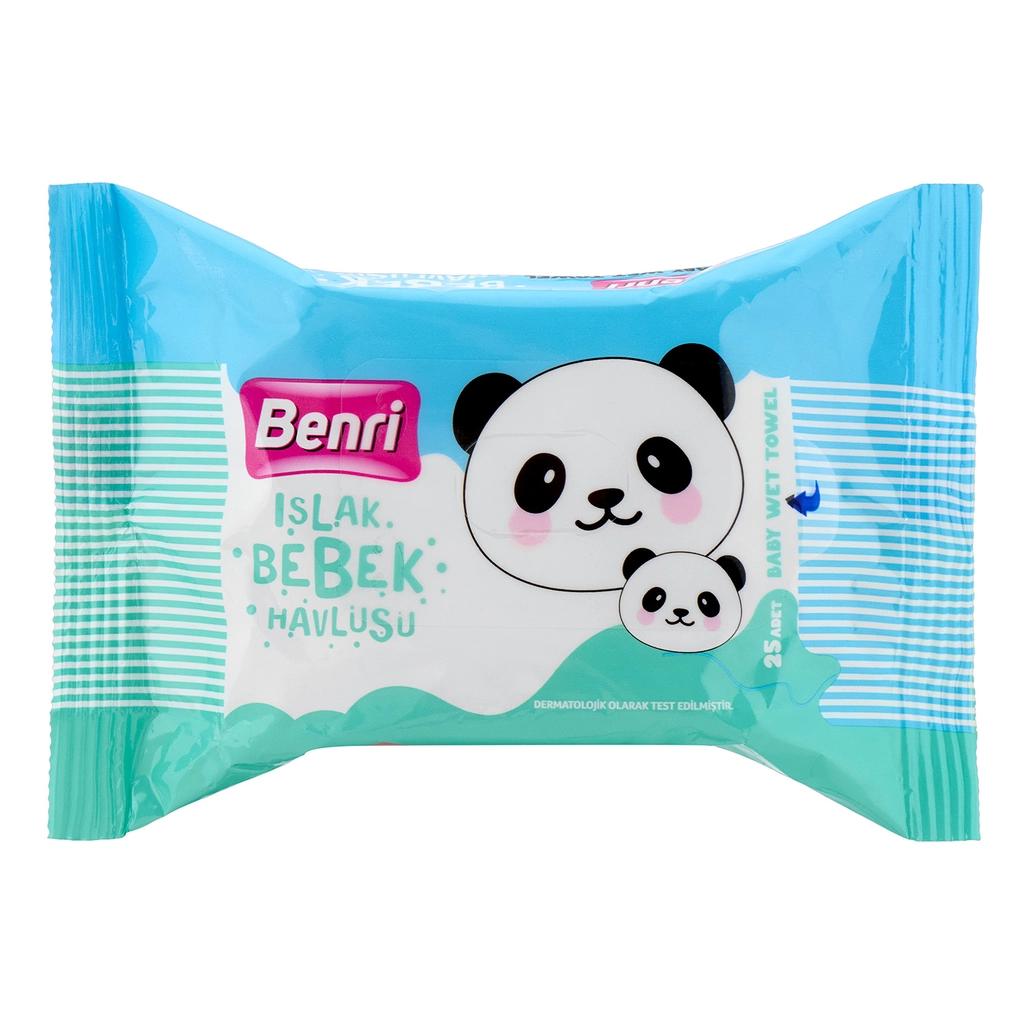 Benri Baby Wet Wipes Soft & Gentle Cleansing 25 Wipes