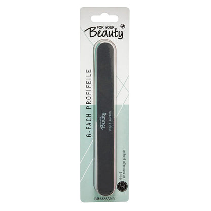 For Your Beauty 6-in-1 Professional Nail Buffer & File