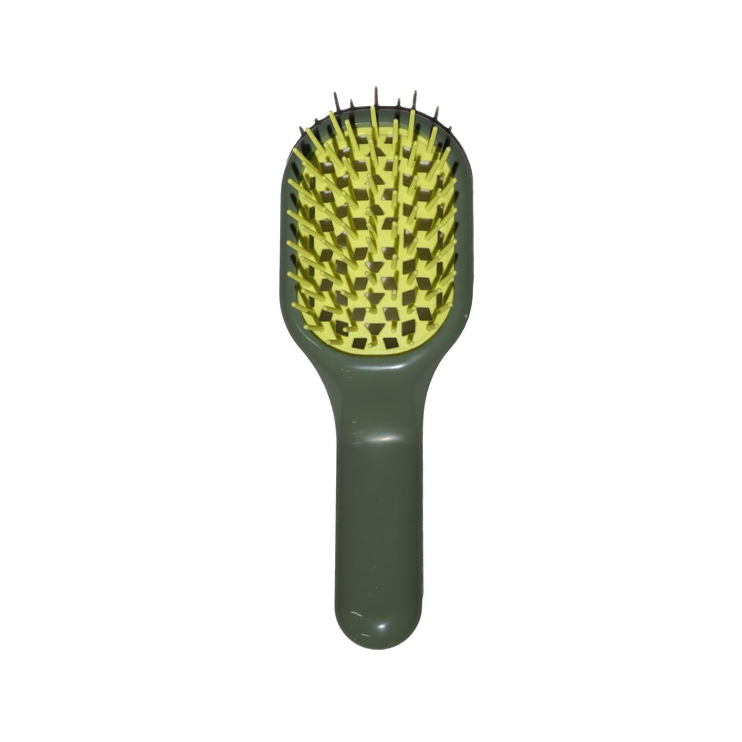 Janeke Curvy Bag Detangling Hair Brush in Light Green