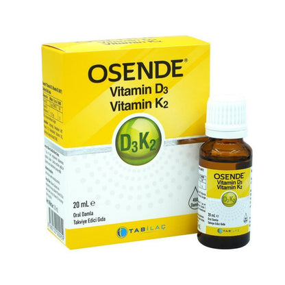 Osende Vitamin D3 K2 Drops: Enhanced Bone Health, Immune Support - Liquid Vitamin D Supplement for Optimal Absorption