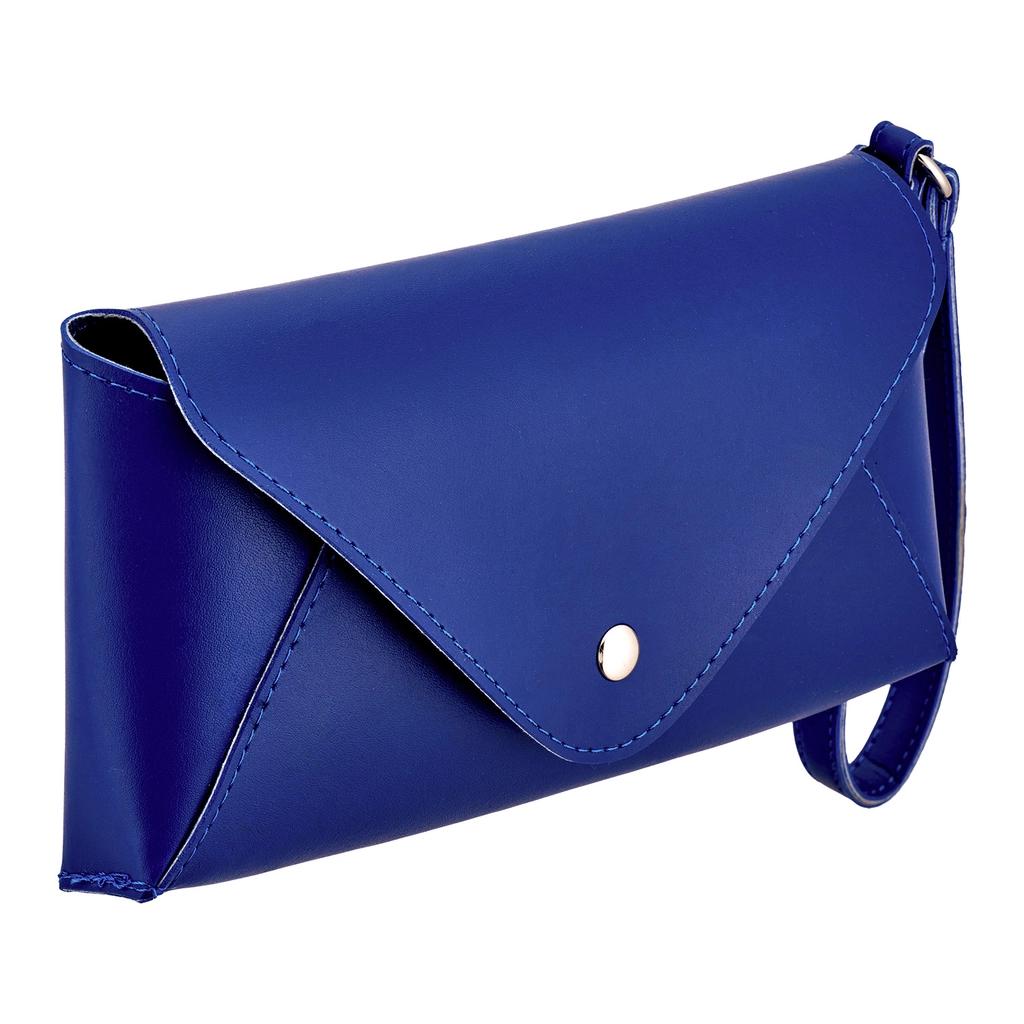 Eklips Blue Envelope Makeup Bag for Stylish Storage