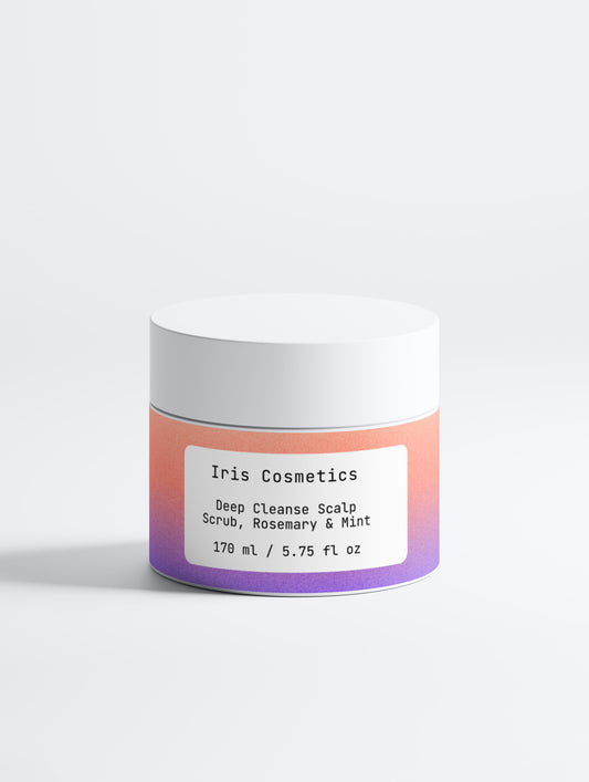 Iris Cosmetics Deep Cleanse Scalp Scrub, Rosemary & Mint