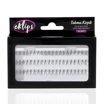 Eklips Long-Lasting False Eyelashes for Natural Volume 60-Pack